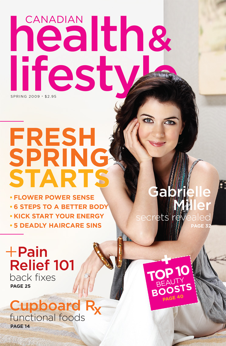 Actress Gabrielle Miller - Health & Lifestyle Magazine Cover