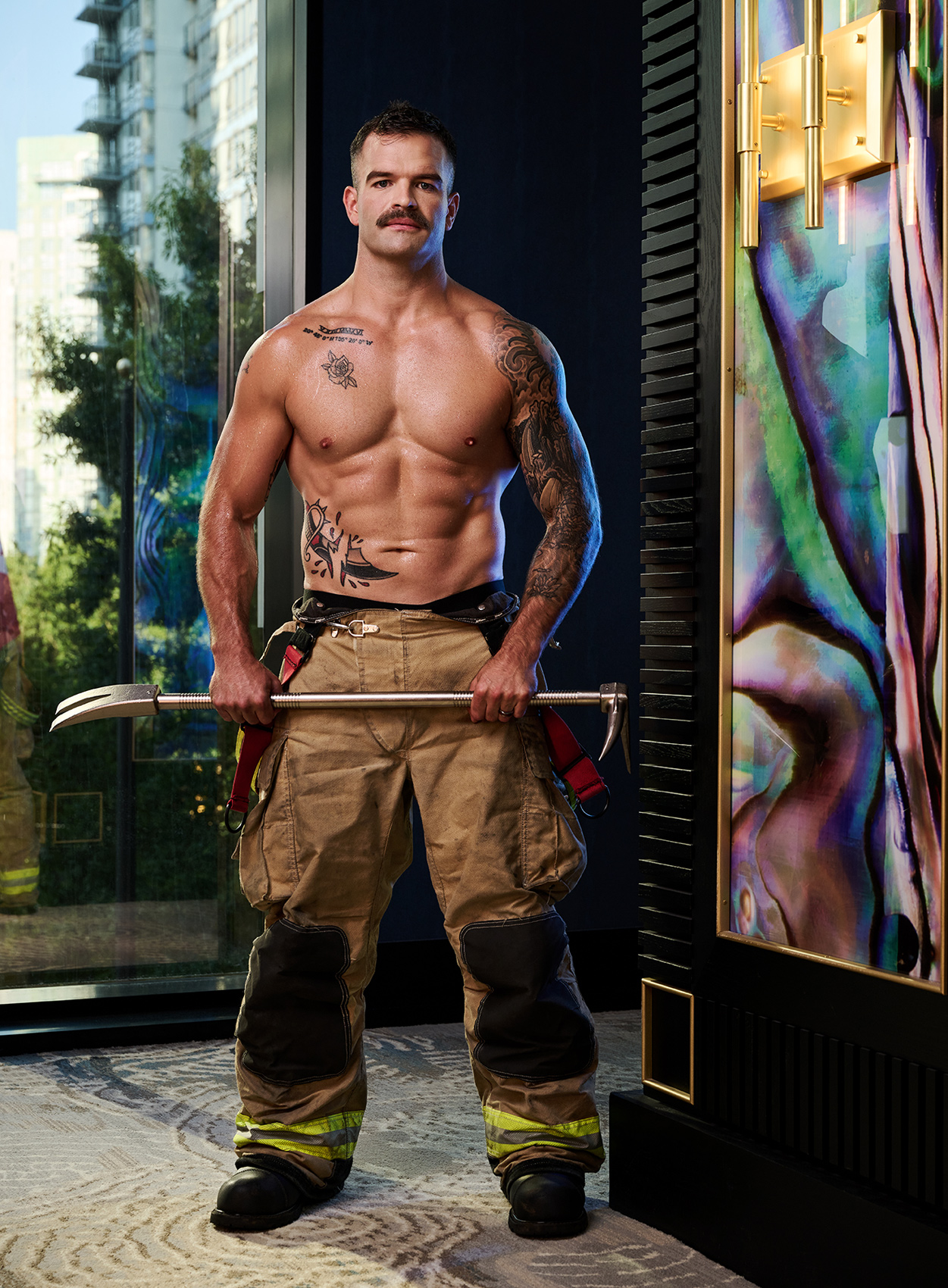 HOF-Hall-of-Flame-Calendar-Erich-Saide-Vancouver-Portrait-Photographer-Firefighters-First-Responders-Hot-Hero-November-MikePaine