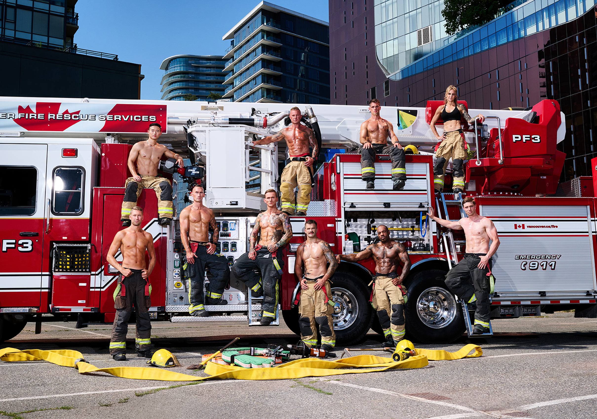 HOF-Hall-of-Flame-Calendar-Erich-Saide-Vancouver-Portrait-Photographer-Firefighters-First-Responders-Hot-Hero-Poster